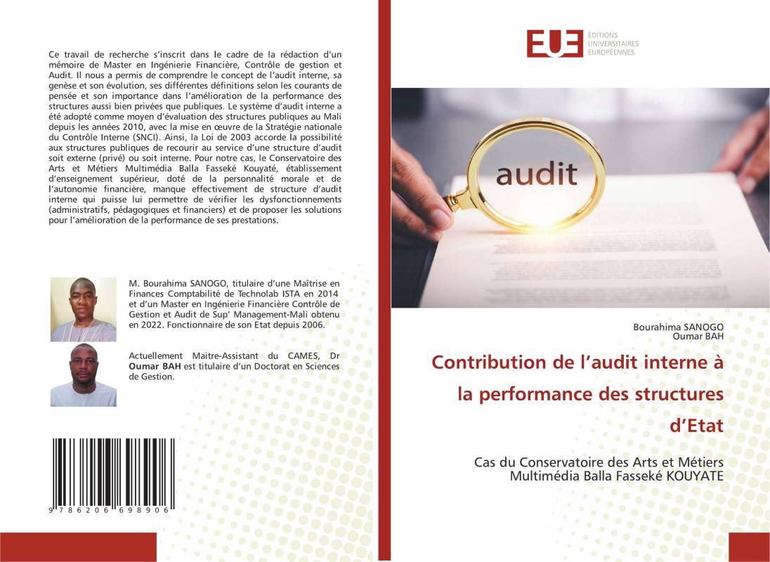 Contribution de l’audit interne à la performance des structures d’Etat