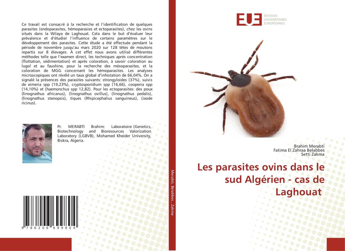 Les parasites ovins dans le sud Algérien - cas de Laghouat