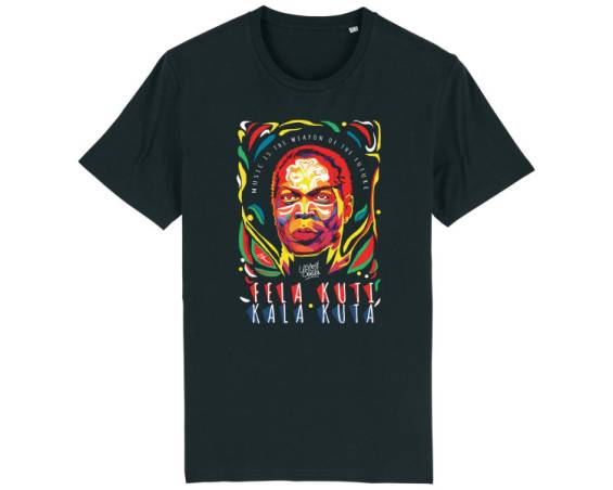 T-shirt Fela Kuti couleur noir United Souls