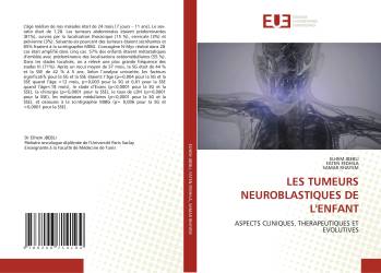 LES TUMEURS NEUROBLASTIQUES DE L'ENFANT