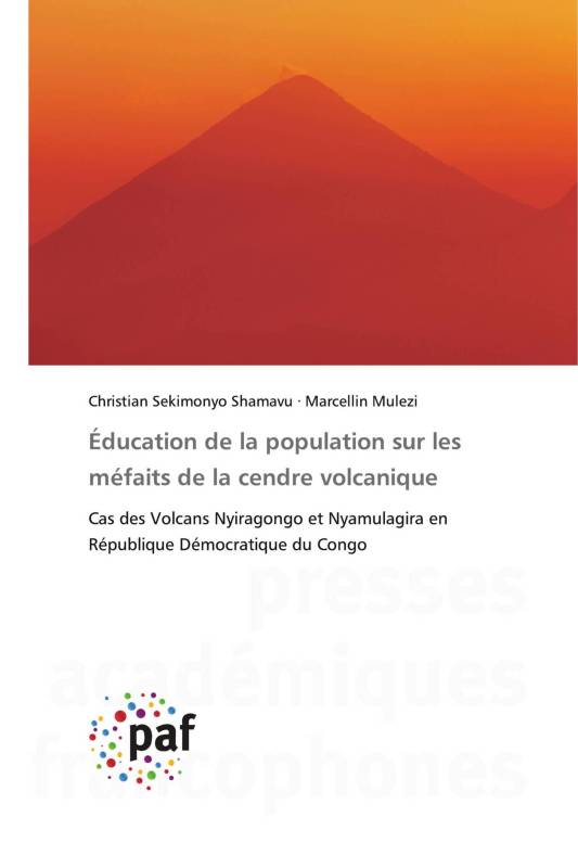 Éducation de la population sur les méfaits de la cendre volcanique