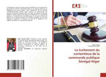 Le traitement du contentieux de la commande publique Sénégal-Niger