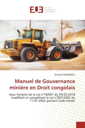 Manuel de Gouvernance minière en Droit congolais