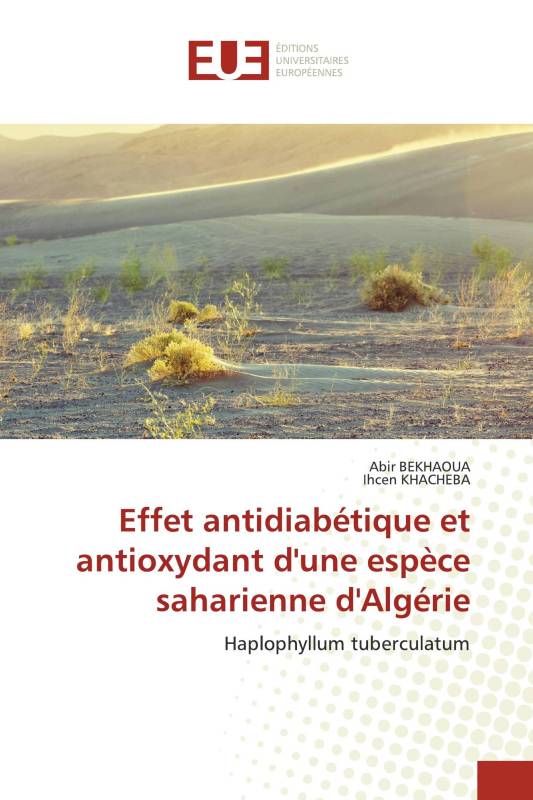 Effet antidiabétique et antioxydant d'une espèce saharienne d'Algérie