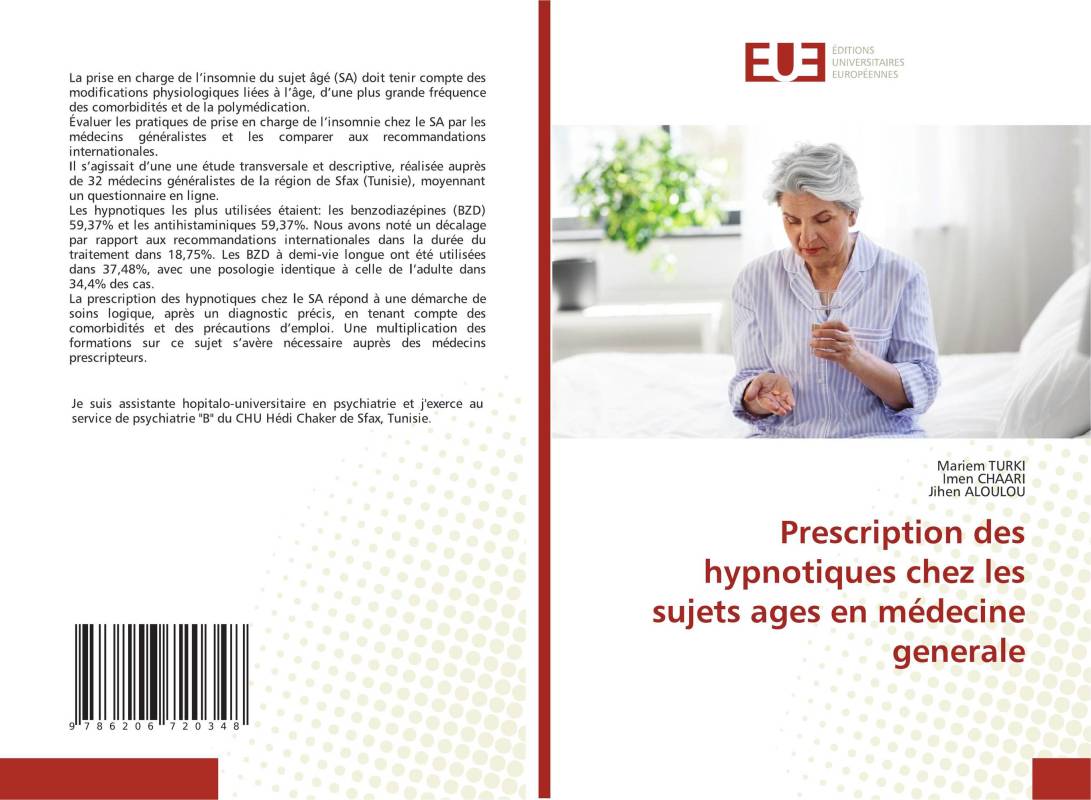 Prescription des hypnotiques chez les sujets ages en médecine generale