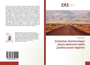 Evolution diachronique phyto-diversité vieille jachère ouest nigérien