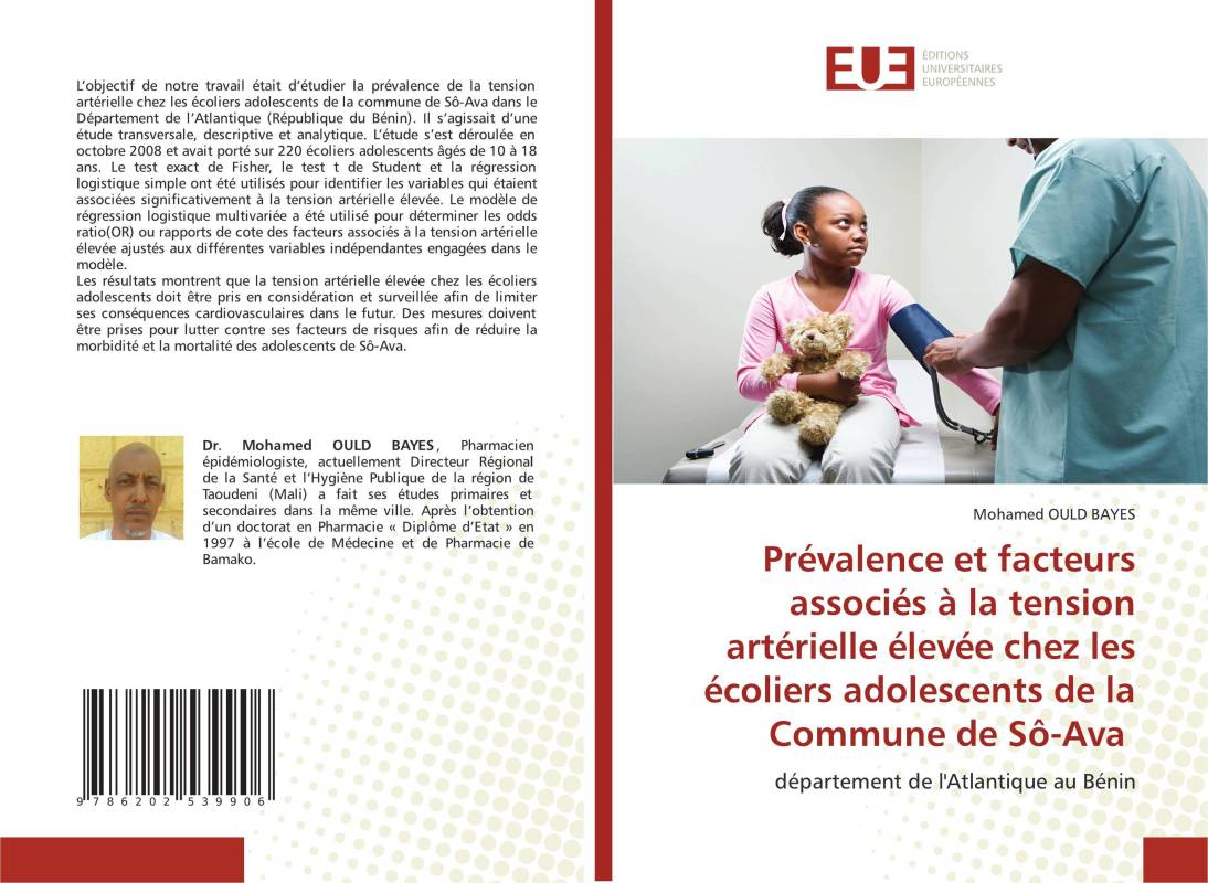 Prévalence et facteurs associés à la tension artérielle élevée chez les écoliers adolescents de la Commune de Sô-Ava