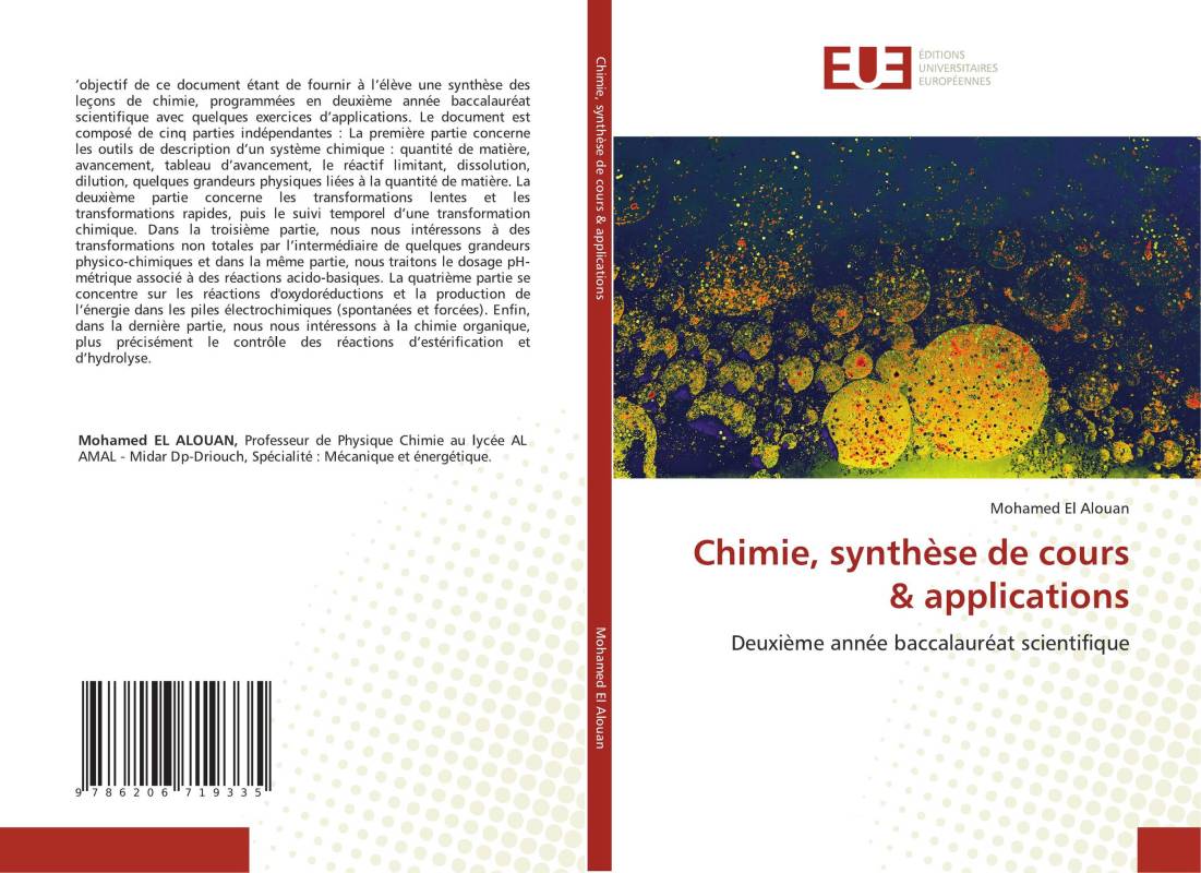 Chimie, synthèse de cours & applications