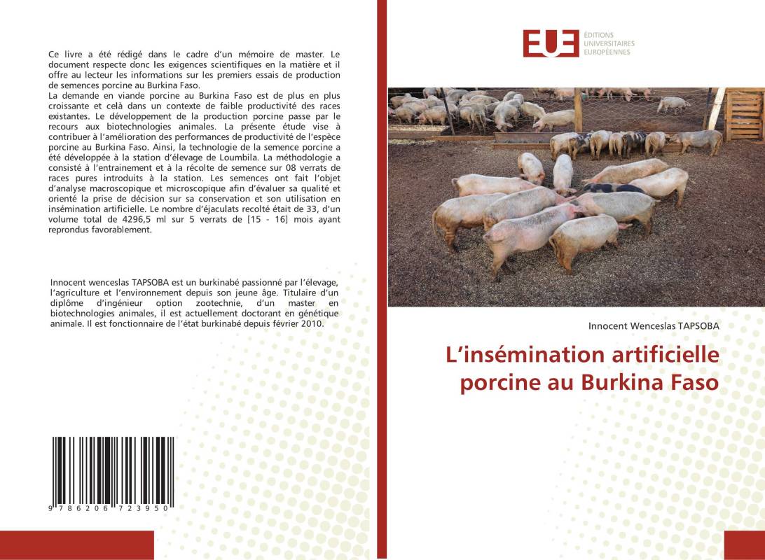 L’insémination artificielle porcine au Burkina Faso