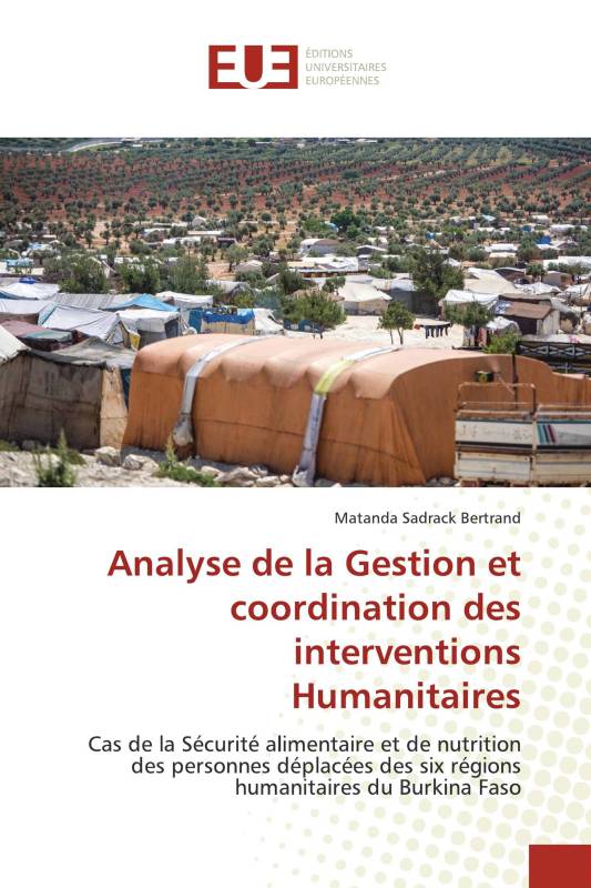 Analyse de la Gestion et coordination des interventions Humanitaires