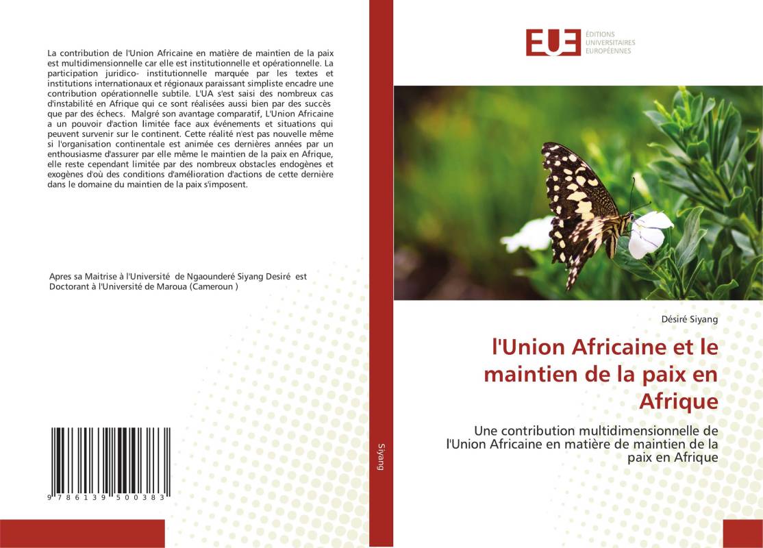 l'Union Africaine et le maintien de la paix en Afrique