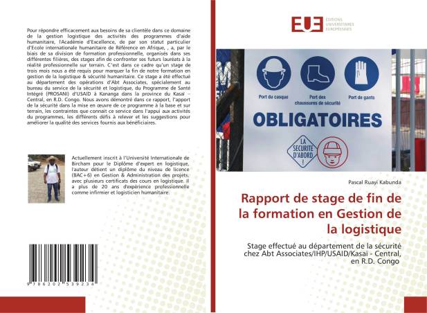 Rapport de stage de fin de la formation en Gestion de la logistique