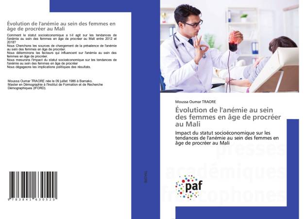 Évolution de l'anémie au sein des femmes en âge de procréer au Mali