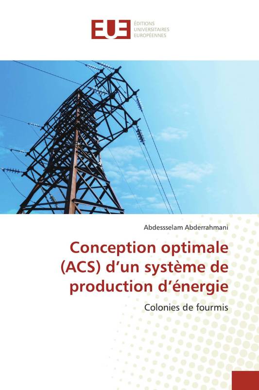 Conception optimale (ACS) d’un système de production d’énergie