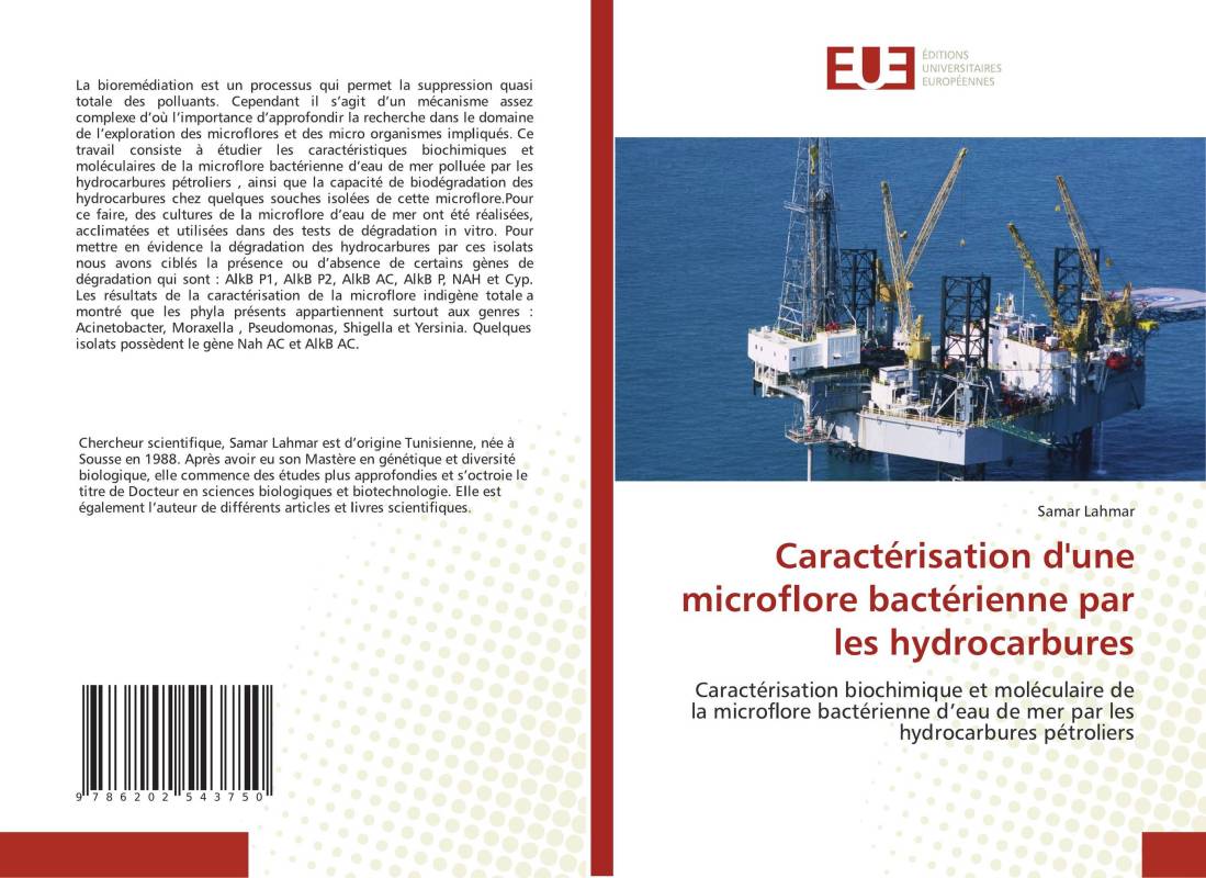 Caractérisation d'une microflore bactérienne par les hydrocarbures