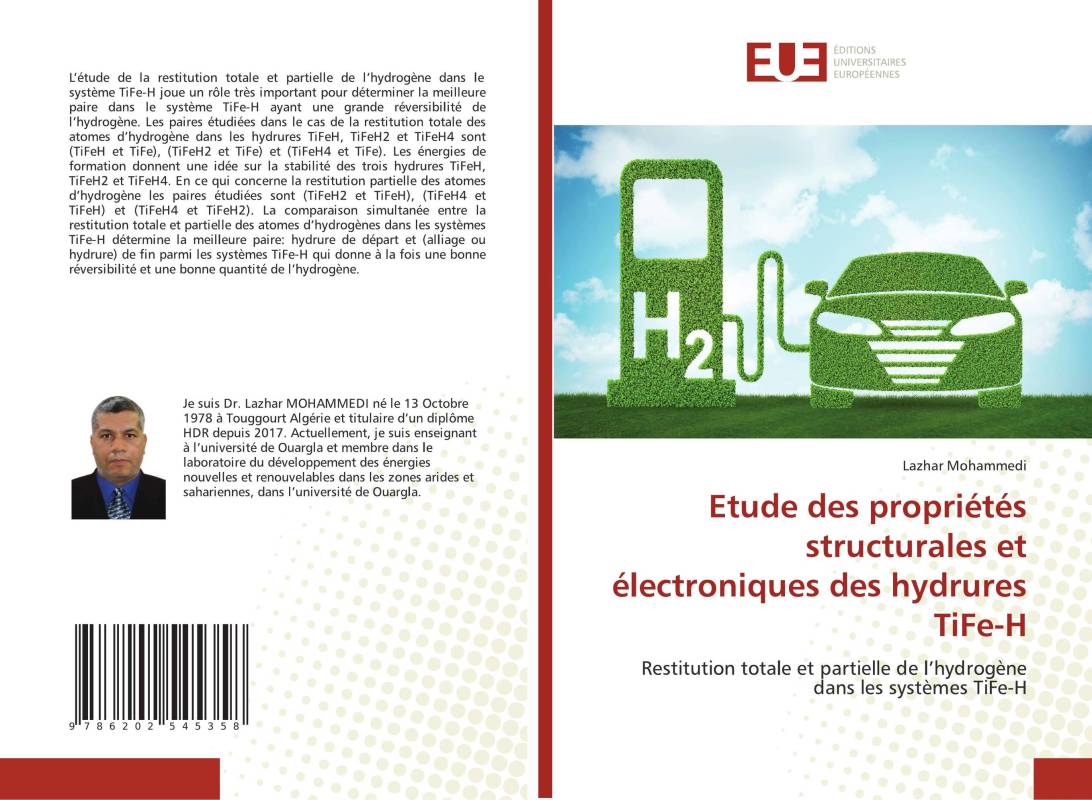 Etude des propriétés structurales et électroniques des hydrures TiFe-H