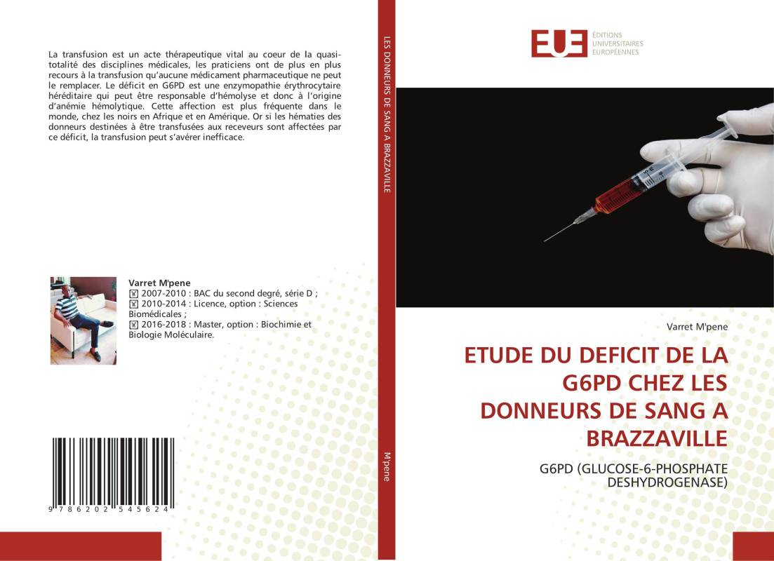 ETUDE DU DEFICIT DE LA G6PD CHEZ LES DONNEURS DE SANG A BRAZZAVILLE