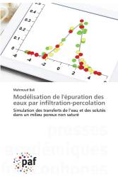 Modélisation de l'épuration des eaux par infiltration-percolation