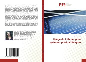 Usage du Lithium pour systèmes photovoltaïques