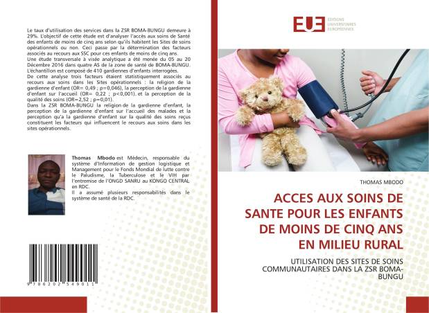 ACCES AUX SOINS DE SANTE POUR LES ENFANTS DE MOINS DE CINQ ANS EN MILIEU RURAL