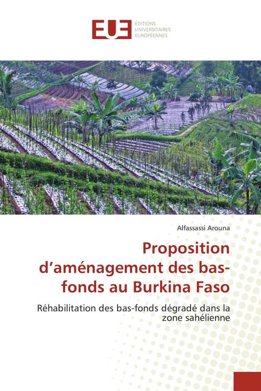 Proposition d’aménagement des bas-fonds au Burkina Faso