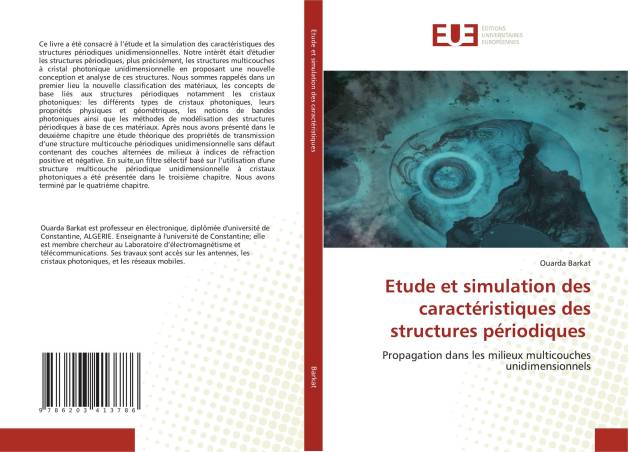 Etude et simulation des caractéristiques des structures périodiques