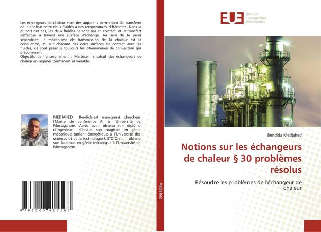 Notions sur les échangeurs de chaleur § 30 problèmes résolus