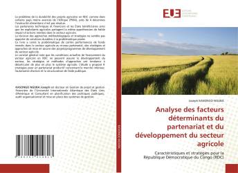 Analyse des facteurs déterminants du partenariat et du développement du secteur agricole