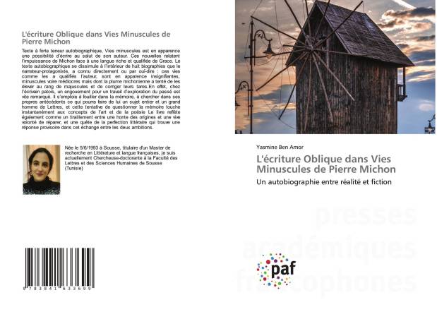 L&#039;écriture Oblique dans Vies Minuscules de Pierre Michon