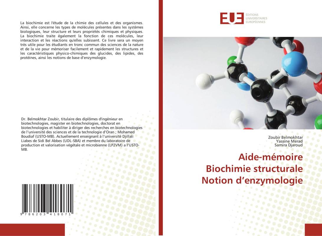 Aide-mémoire Biochimie structurale Notion d’enzymologie