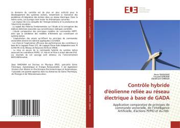 Contrôle hybride d'éolienne reliée au réseau électrique à base de GADA