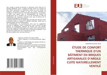 ÉTUDE DE CONFORT THERMIQUE D’UN BÂTIMENT EN BRIQUES ARTISANALES D’ARGILE CUITE NATURELLEMENT VENTILÉ