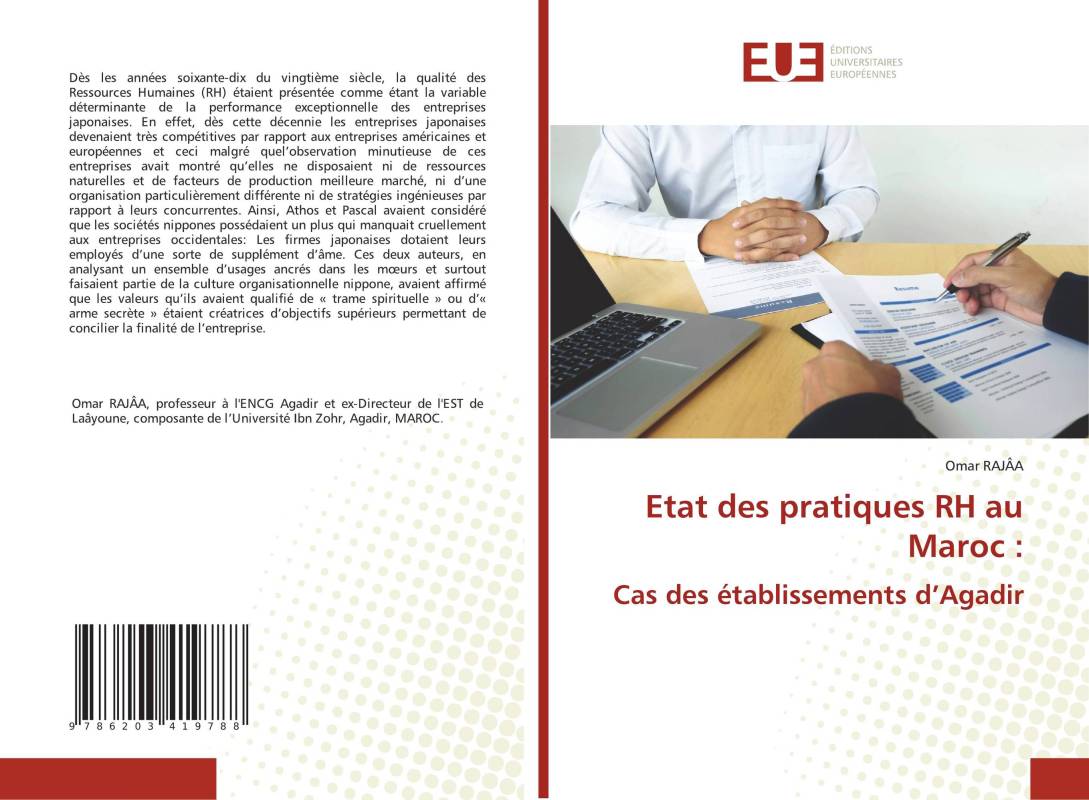 Etat des pratiques RH au Maroc : Cas des établissements d’Agadir