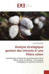 Analyse stratégique gestion des intrants d 'une filière coton