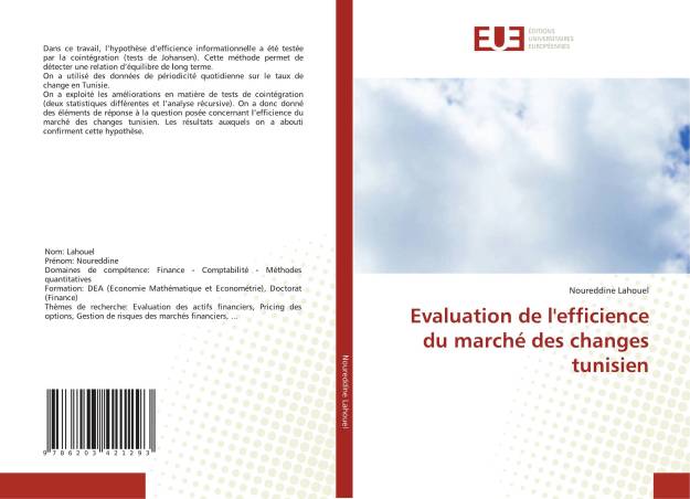 Evaluation de l'efficience du marché des changes tunisien