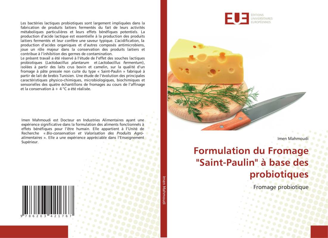 Formulation du Fromage "Saint-Paulin" à base des probiotiques