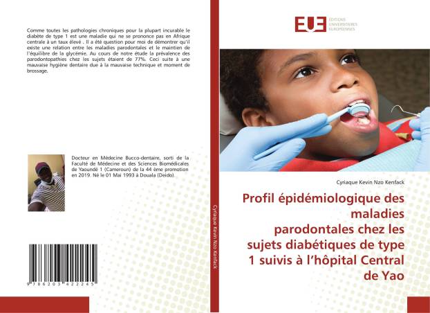 Profil épidémiologique des maladies parodontales chez les sujets diabétiques de type 1 suivis à l’hôpital Central de Yao