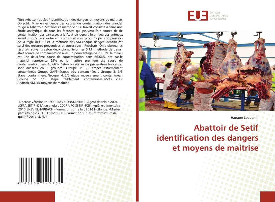 Abattoir de Setif identification des dangers et moyens de maitrise