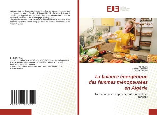 La balance énergétique des femmes ménopausées en Algérie