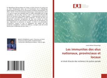 Les immunites des elus nationaux, provinciaux et locaux