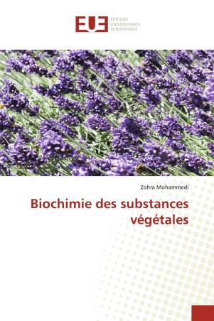 Biochimie des substances végétales