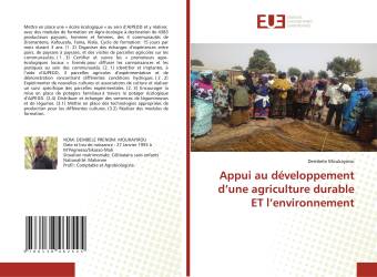 Appui au développement d’une agriculture durable ET l’environnement