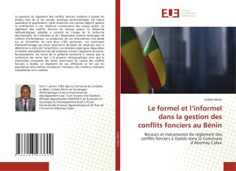 Le formel et l’informel dans la gestion des conflits fonciers au Bénin