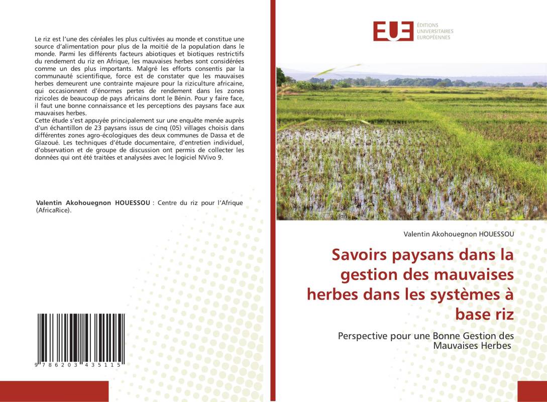 Savoirs paysans dans la gestion des mauvaises herbes dans les systèmes à base riz