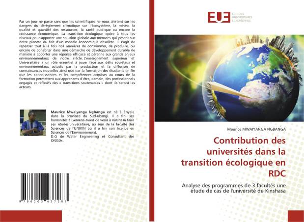 Contribution des universités dans la transition écologique en RDC