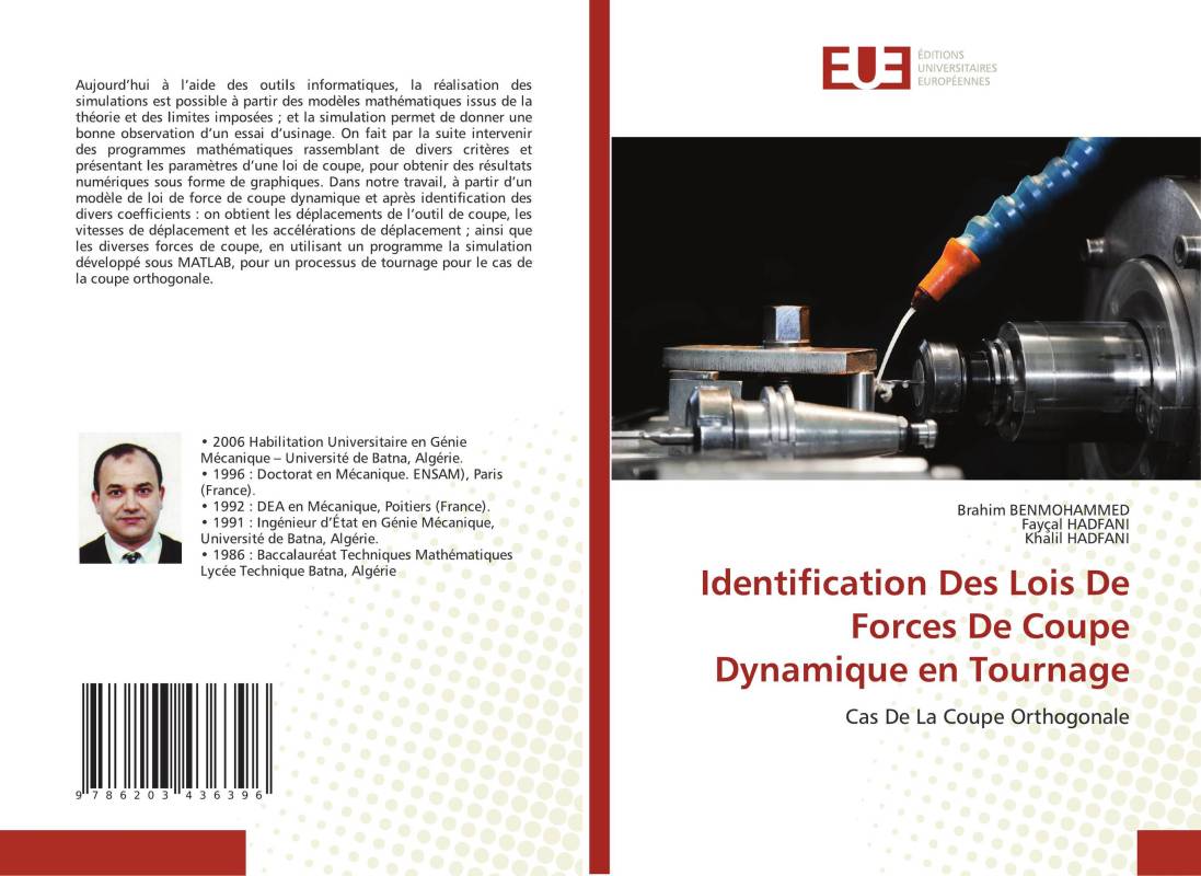 Identification Des Lois De Forces De Coupe Dynamique en Tournage