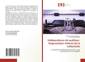 Indépendance de auditeur. Organisation interne de la collectivite