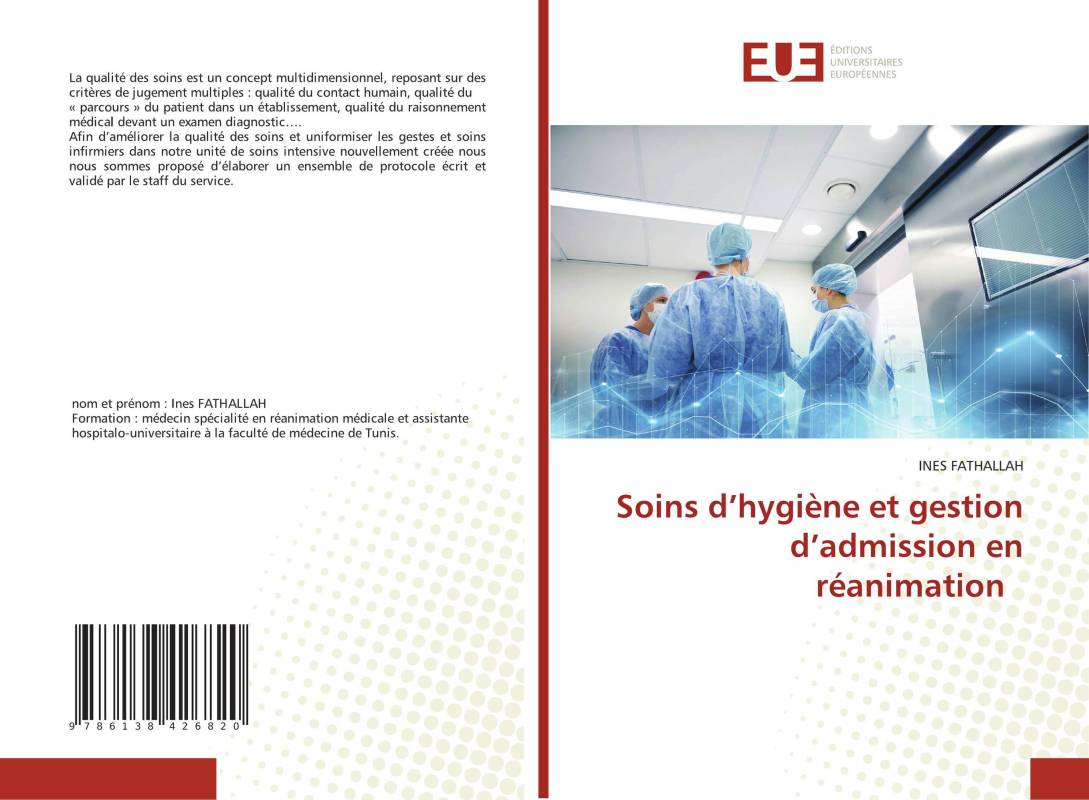 Soins d’hygiène et gestion d’admission en réanimation