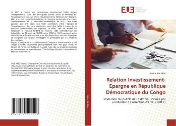 Relation Investissement-Epargne en République Démocratique du Congo