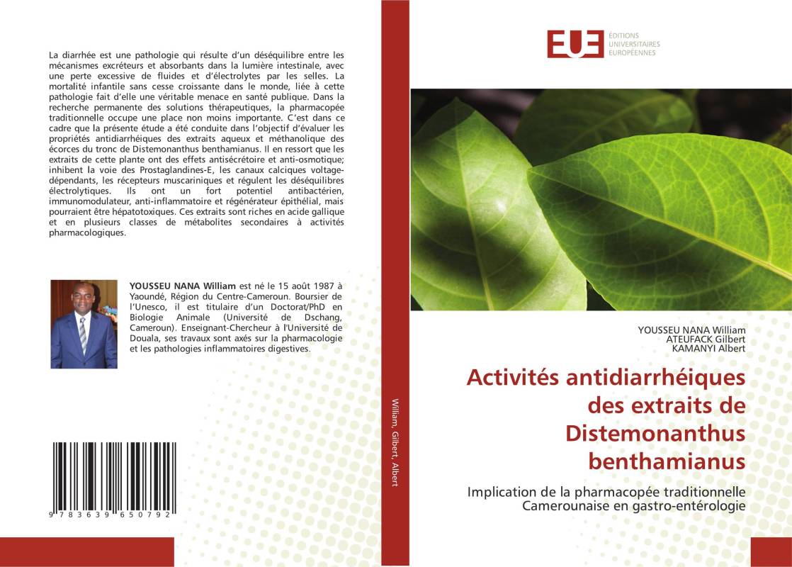 Activités antidiarrhéiques des extraits de Distemonanthus benthamianus